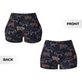 thumbnail image 3 of Sikiie Pig Farm Print Workout Shorts Women Scrunch Butt Gym Shorts Seamless High Waist Tummy Control Yoga Biker Athletic Shorts, 3 of 5