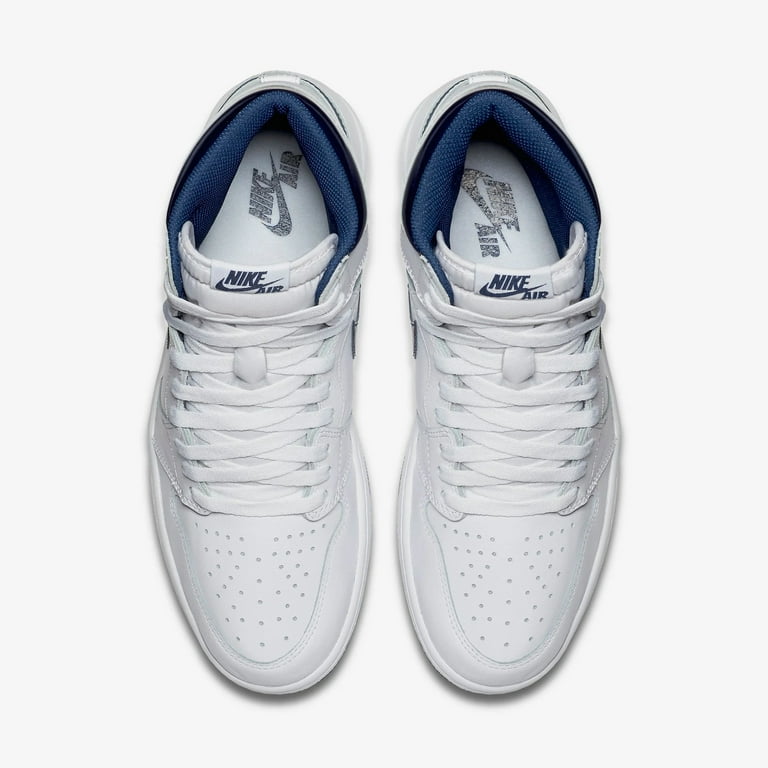 Air Jordan 1 Retro High OG Men's Shoes White/Midnight Navy Air Jordan 1 Retro High OG Men's Shoes White/Midnight Navy