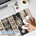 thumbnail image 4 of Long Mouse Pads for Desk,Black Geometric Triangle Diamond Pattern Desk Mats on Top Of Desks, Desk Mouse Pad Extra Large with 3mm Non-Slip Base and Stitched Edge for Gaming,Office,Work,Home 31.5"x11.8", 4 of 6