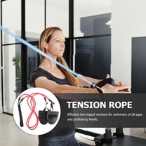 HOMEMAXS Swimming Training Band Adjustable Pool Swim Training Tether Swim Resistance Band Training Belt