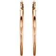 thumbnail image 2 of FB Jewels 14K Rose Gold 40mm Hoop Earrings, 2 of 2