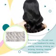 thumbnail image 3 of Sonducket Diadema de invierno para mujer, orejeras de ganchillo, motocicleta para mujer, color negro Accesorio para el cabello Hilo beige Sonducket AP009482-10B, 3 of 6