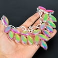 thumbnail image 4 of Pink Australian Triplet Opal 925 Sterling Silver Jewelry Necklace 18" VJ 1461, 4 of 5