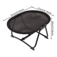 thumbnail image 7 of Vjnyvs Elevated Pet Bed with Metal Frame Multifunctional Pet Bed with Storage Bag Foldable Cat Bed Pet Supplies Accessory, 7 of 7