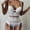White, variant on uublik Lingerie Set for Women Sexy Naughty Babydoll Plus Size Lace Sexy Naughty Bodysuit