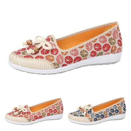 

PEASKJP Wedges Sandals for Women Summer Casual Comfort Wedges Round Toe Non-Slip Beach Sandals Women Sandals Wide Width Shoes Blue 7.5