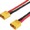 thumbnail image 5 of Pack of 2 XT60 Male to 4mm Banana Plugs Adapter Cables 14AWG 30cm Silicone Car Charging, 5 of 7