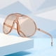 thumbnail image 3 of Gafas de sol extragrandes para mujer y hombre, gafas de sol de moda con protección solar 400, gafas protectoras, 3 of 4