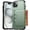 Armygreen, variant on Mynvo Apple iPhone 15 Wallet Case with Hidden Card Holder, Heavy Duty Protective Phone Cover, Slim Rugged Case with 12FT Drop Protection Sliding Door, Cherryred