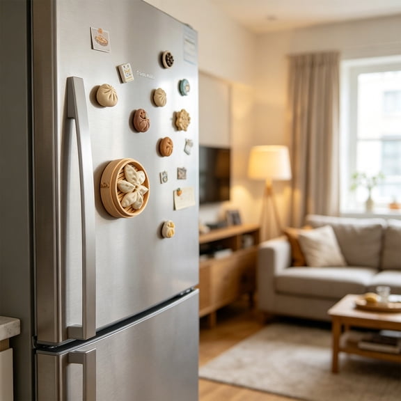 Food Fridge Magnets Set, Realistic Refrigerator Magnets Strong Hold Removable Design, Kitchen Locker Whiteboard Decoration for Home Office Classroom Organization