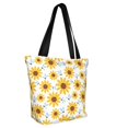 thumbnail image 3 of Kdxio Sunflowers Women Reusable Grocery Bags Foldable Ripstop,Reusable Shopping Bags for Shopping,Gym,Gift, 3 of 8