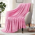 thumbnail image 6 of Flannel Fleece Twin Blanket for Couch, Pink 3D Cheetah Blanket for Adult, Lightweight Warm Cozy Soft Leopard for Bed Sofa 260GSM, Suitable for All Seasons (Pink Leopard,60x80inches), 6 of 8