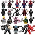thumbnail image 1 of 18 Figuras de Bloques de Héroes Simbióticos - Coleccionables Articulados en Rojo y Negro con Posturas Dinámicas, Regalo para Niños Mayores de 18 Años y Coleccionistas, 1 of 5