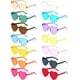 thumbnail image 4 of Gafas de sol con forma de corazón, tendencia europea y americana, gafas de sol de una pieza sin montura, 4 of 5