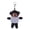 Gray, variant on Made by Alien Personalized Teddy Bear plush toy Keychain Quick Release Detachable Key Rings