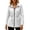 White, variant on Womens Rain Jacket Raincoat Outdoor Sports Waterproof Drawstring Hooded Jacket for Golf Running Hiking Travel