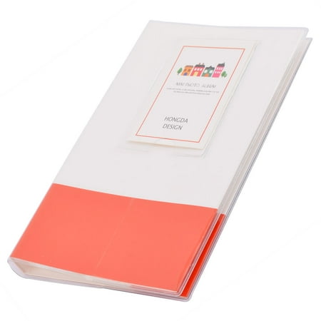Memo Case - Outside Tour Memories PVC Photo Picture Card Memos Storage Case Album White Red