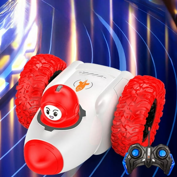 Kids Toys under $5! CQCYD Remote Control Car Toys, Rotating Electric Race RC Stunt Car, High Speed Off Road Cars Toy Gift for 3 4 5 6 7 8-12 Year Old Boy Toys