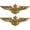 gold, variant on vlrwzc Vintage USAF Wings Military Pilot Metal Eagle Badge Classic Uniform Shirt Lapel Pin for Backpack Clothes Decoration
