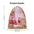 thumbnail image 4 of Rateoe Flamingos In The Tropical Forest Kids Beanie Warm Knit Beanie Hats Boys Girls Winter Hat Soft Slouchy Hats for Kids, 4 of 7