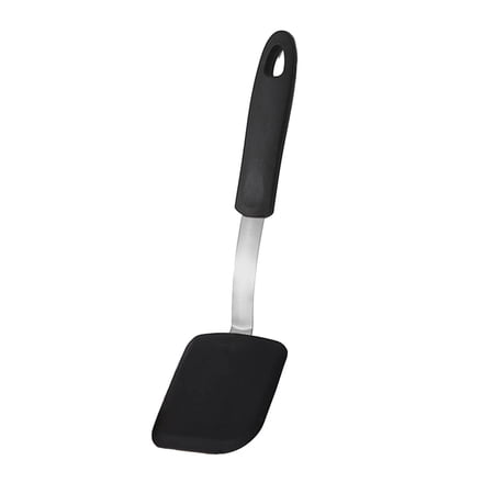 opvise Silicone Cookie Spatula Turner Mini Brownie Spatula Heat-Resistant No Scratch Small Silicone Spatula Non-stick Cookware
