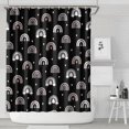 thumbnail image 2 of Waterproof Abstract Art Vintage Shower Curtain 72x84 Inch Boho Style Polyester Unique Shower Curtain for Bathroom Hotel Home Decor with 12 Plastic Hooks, 2 of 5