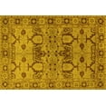 thumbnail image 1 of Ahgly Company Indoor Rectangle Oriental Yellow Industrial Area Rugs, 2' x 4', 1 of 4