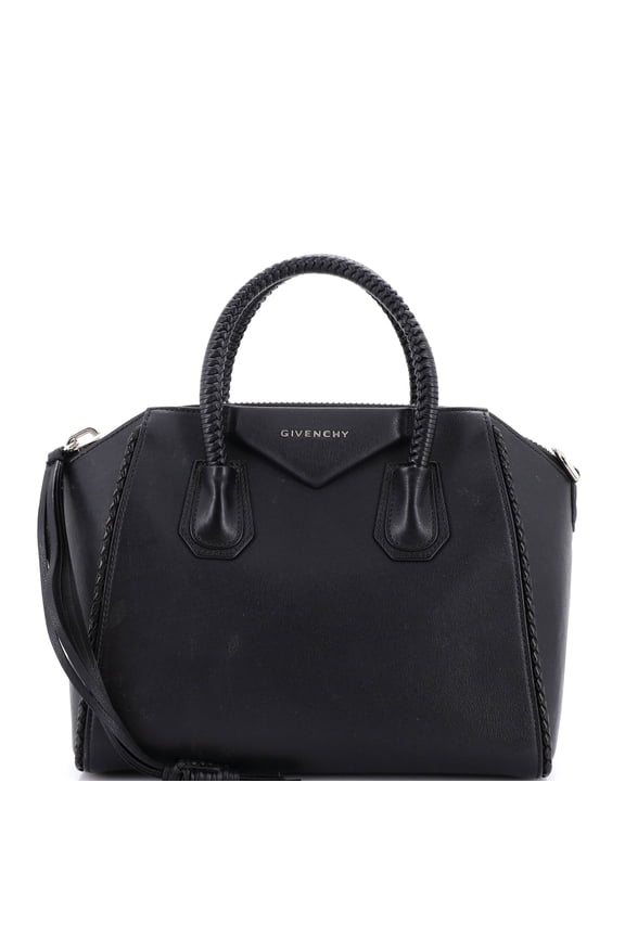 Pre-Owned Antigona Bag Leather with Woven Detail Small By Rebag