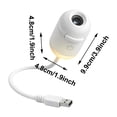 thumbnail image 3 of 2 In 1 USB Galaxy Star Projector Night Light, 360° Bendable Gooseneck Dimmable Lamp with 12 Interchangeable Cosmic Slides, Portable Starry Sky Decor Light for Bedroom Kids Room Car Travel Party, 3 of 9