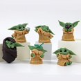 thumbnail image 3 of Figuras de acción de Disney Star Wars de 4-6cm, juguete Master Baby Yoda Darth de PVC, colección de figuras de Anime, mini modelo de juguete para regalo para niños, 3 of 4