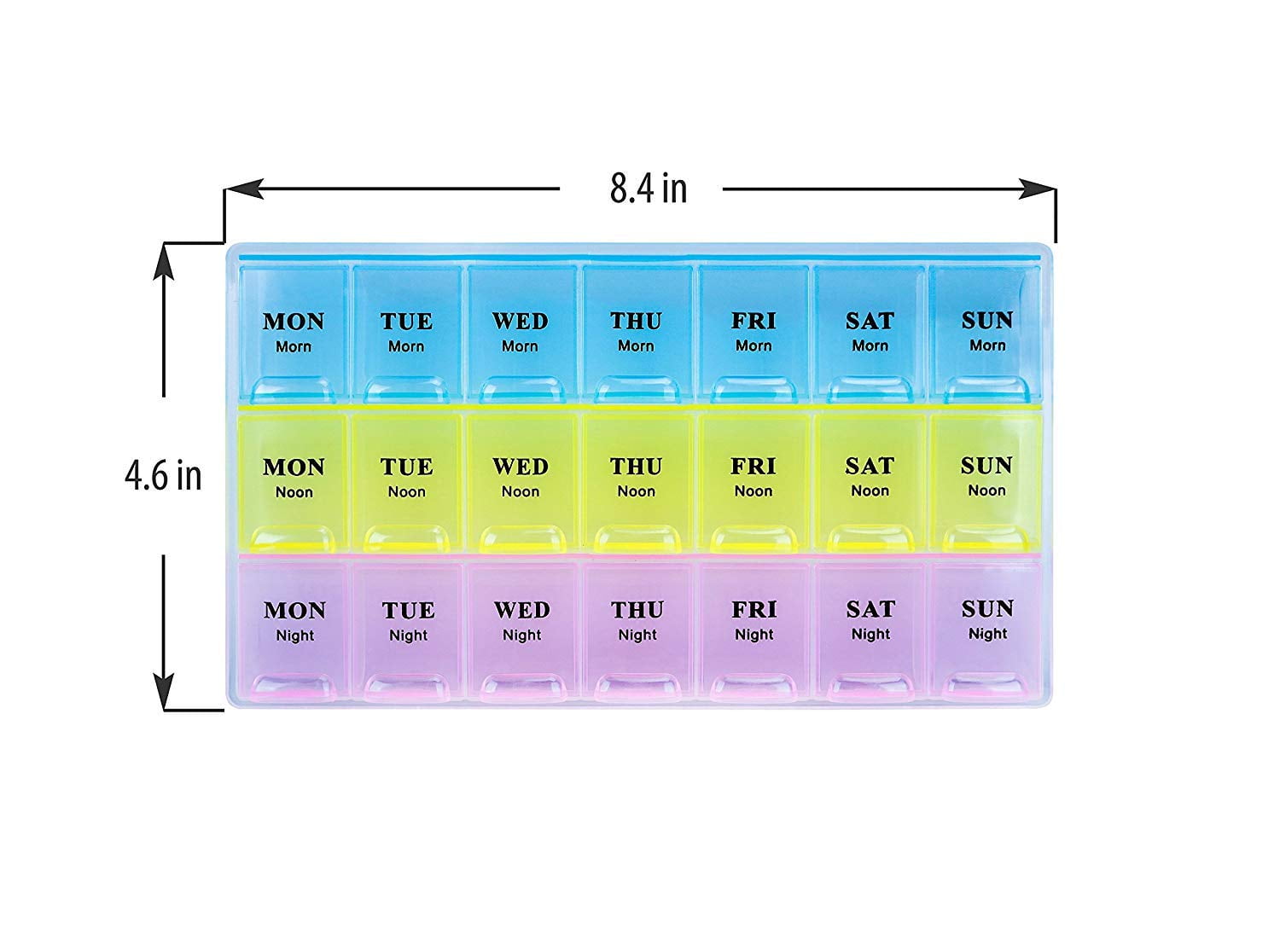 Up To 33% Off on Weekly Pill Box Organizer Twi