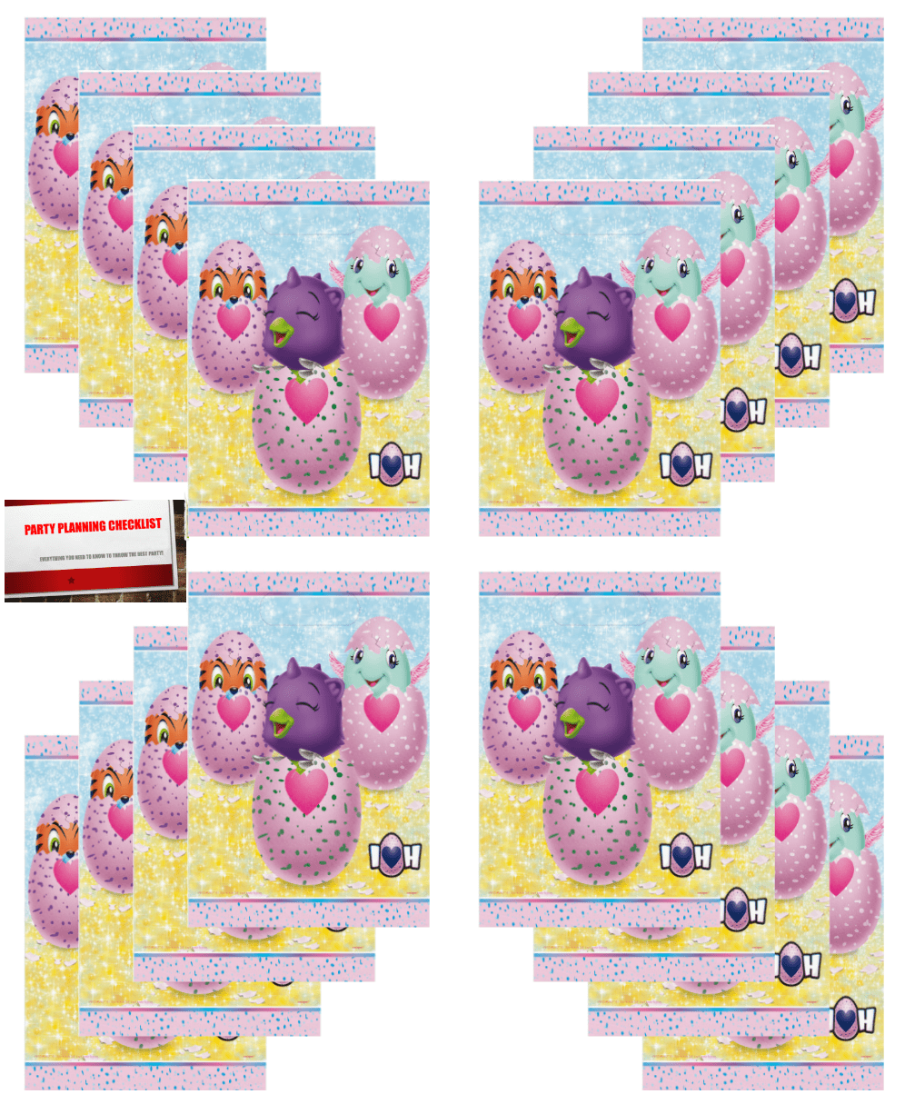 (16 Pack) Hatchimals Birthday Party Plastic Loot Treat Candy Favor ...