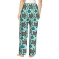 thumbnail image 2 of Bixox Women's Turtles And Seahorses Patterned Pajama Pants Loungewear, 2 of 5
