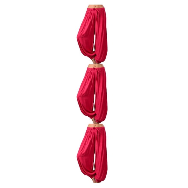 Sonducket Pantalón de pierna ancha Pantalones deportivos Tallas grandes Jogging Dance Niñas Ropa de playa Pantalón farol Pantalones largos Type1 NO1