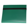 thumbnail image 1 of Vogacara Carpeta de álbumes de tarjetas comerciales de carga lateral con correa elástica Colección de juegos resistente a los arañazos Juegos de cartas Verde, 1 of 6