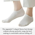 thumbnail image 6 of Zhengup Womens No Show Socks Cotton Breathable Athletic Ankle Socks Cushioned Low Cut Invisible Running Socks Flats 6 pack, 6 of 7