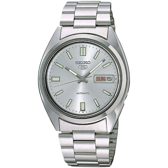 Seiko Series 5 Automatic Silver Dial Men's Watch SNXS73K1