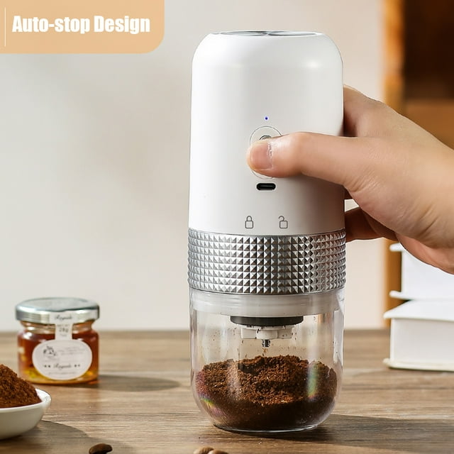 Électrique, Meule de Grains de Café Café avec Brosse Bureau Usb Réglable Café Portable Grain de Café Meule Maiju Meule 200 ml Café Usb Mewmewcat Café Usb avec