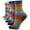 Multicolor-2, variant on Coolmade 5Pack Womens Vintage Winter Soft Warm Thick Cold Knit Wool Crew Socks, Multicolor, free size