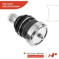 thumbnail image 3 of A-Premium 2Pcs Front Lower Ball Joints Compatible with Dodge Grand Caravan Charger Aries Daytona Lancer Mini Ram Neon Chrysler Town & Country Pt Cruiser Laser Lebaron New Yorker Plymouth Voyager, 3 of 8