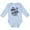 AE-Light Blue, variant on Inktastic Spring Break the Beach is My Happy Place Boys or Girls Long Sleeve Baby Bodysuit