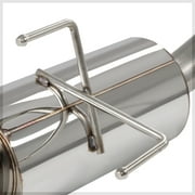 DNA Motoring For 92-95 Honda Civic Hatchback 3DR EG Performance Catback Exhaust 4.5 Titanium Style Muffler Tip