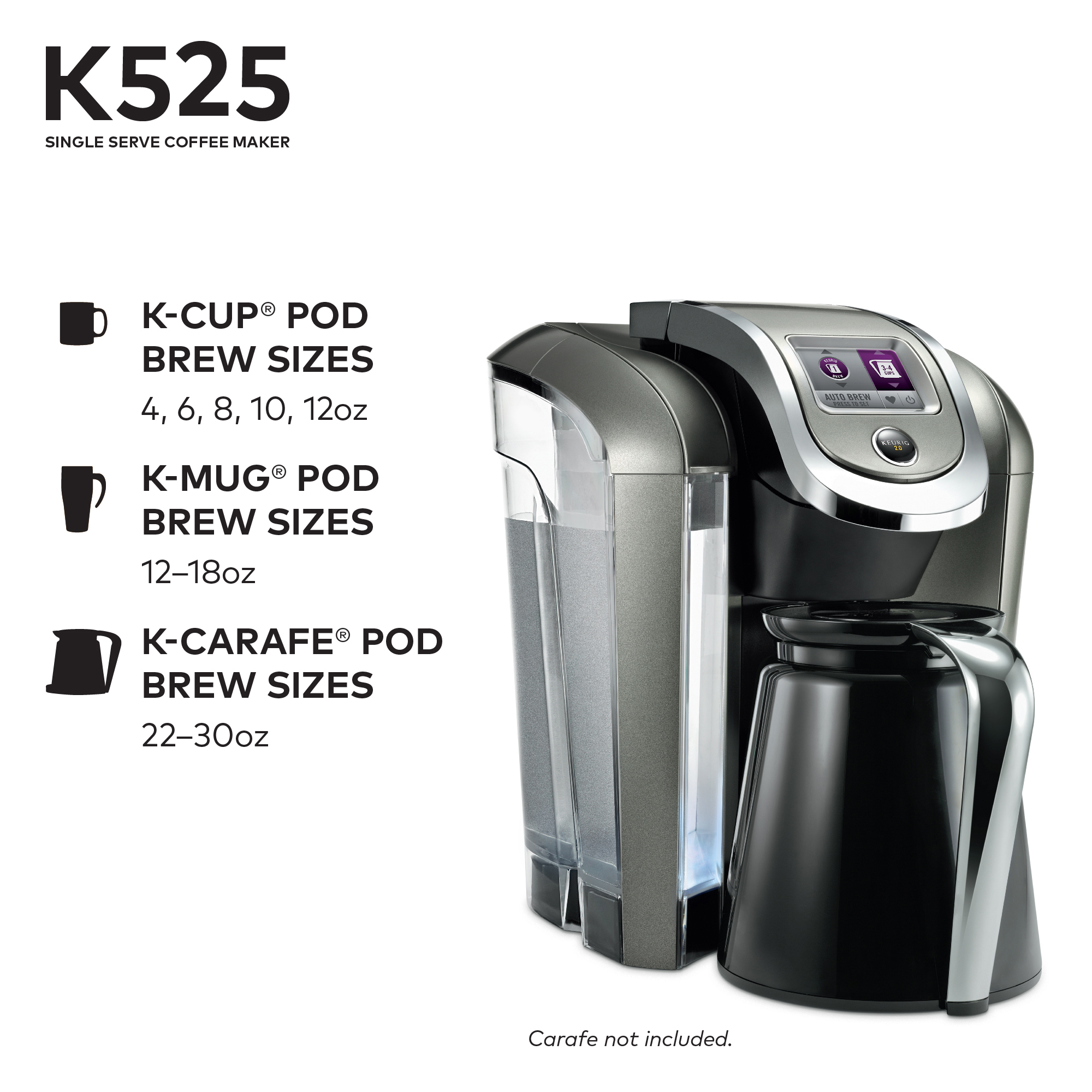 Keurig K525 Single Serve K-Cup Coffee Maker - image 5 of 11