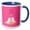 Blue/White, variant on 3drose, True Love Birds - Cute Art - Animals - Adorable, 11oz Mug