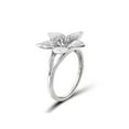 thumbnail image 4 of JewelersClub Sterling Silver Flower Ring for Women | Dainty Sterling Silver Promise Ring For Women | Silver Flower Ring For Women, 4 of 4