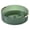 Green, variant on 360° Rotating Makeup Organizer Tray, 8.5" Round Spinning Storage Bin with Handles, Clear Ribbed Lazy Susan Turntable for Vanity