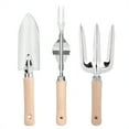 thumbnail image 1 of 3Pcs/Set Stainless Steel Garden Shovel Trowel Rake Digging Tool Flower Plant Gardening Hand Tools, 1 of 6