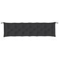 thumbnail image 3 of vidaXL Garden Bench Cushion Black Oxford fabric (100% polyester), 3 of 5