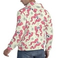 thumbnail image 3 of Hoodies for Men - Bow With Sugar Skull Long Sleeve Comfrt Men'S Fashion Hoodies & Sweatshirts, Sweatshirts for Men Hoodies Pullover Clothing Clothes with Pouch, 3 of 7