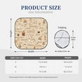 thumbnail image 3 of Qekee Coffee Time Foldable Car Sun Shade - 2-Pack, Car Windshield Sunshades, Foldable - Large, 3 of 7